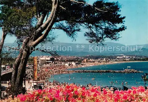 Saint Aygulf_Var La plage au loin Frejus Saint Aygulf Var