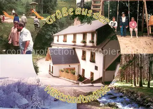 Zoeblitz_Sachsen Erholungsheim Huettstadtmuehle Kinderspielplatz Zoeblitz Sachsen