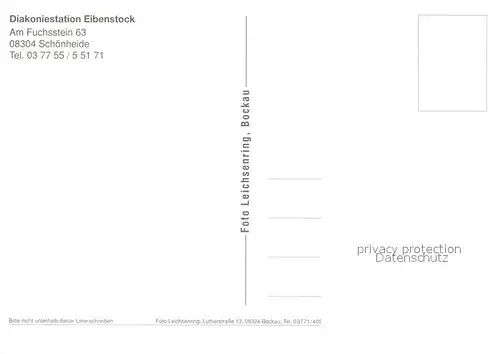 Schoenheide_Erzgebirge Diakoniestation Eibenstock Teilansichten Schoenheide Erzgebirge