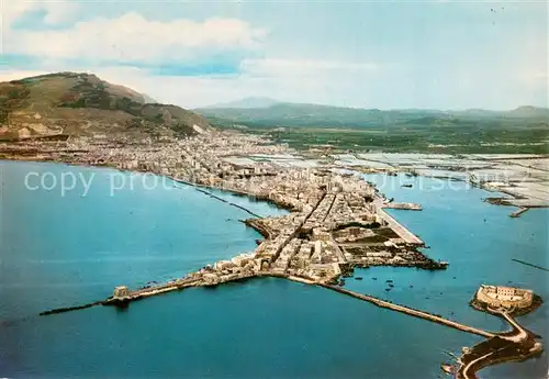 AK / Ansichtskarte Trapani vista dall  aereo Trapani