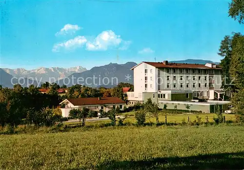 AK / Ansichtskarte Murnau_Staffelsee Kurhaus Ludwigsbad Alpenmoorbad Alpenblick Murnau_Staffelsee