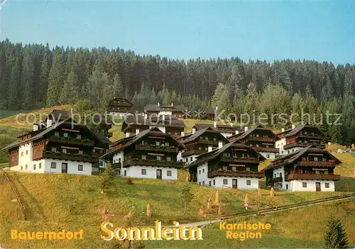AK / Ansichtskarte Sonnleitn_Hermagor Kaerntner Bauerndorf und Hotel Sonnleitn 