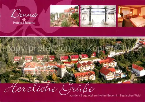 AK / Ansichtskarte Neukirchen_Heilig_Blut Donna Hotels Burghotel am Hohen Bogen Bayerischer Wald Neukirchen_Heilig_Blut