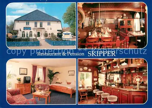 AK / Ansichtskarte Zingst_Ostseebad Restaurant Pension Skipper Zingst_Ostseebad