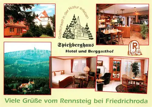 AK / Ansichtskarte Finsterbergen Hotel und Berggasthof Spiessberghaus Landschaftspanorama Finsterbergen