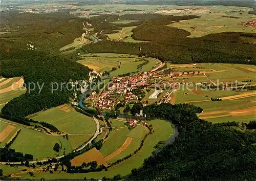 AK / Ansichtskarte Sigmaringen Fliegeraufnahme Gutstein Sigmaringen