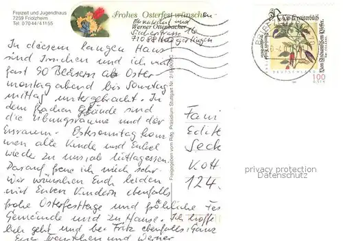 AK / Ansichtskarte Friolzheim Fliegeraufnahme Freizeit  und Jugendheim Friolzheim