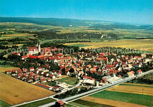 AK / Ansichtskarte Obermarchtal Fliegeraufnahme mit Neuburg Mochental Obermarchtal