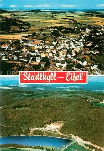 AK / Ansichtskarte Stadtkyll Fliegeraufnahme Eifel Stadtkyll