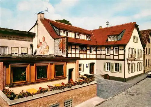 AK / Ansichtskarte Alsbach_Bergstrasse Gasthaus Pension Zur Sonne Alsbach_Bergstrasse