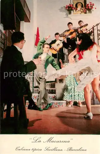 AK / Ansichtskarte Barcelona_Cataluna La Macarena Taberna tipica Sevillana Barcelona Cataluna
