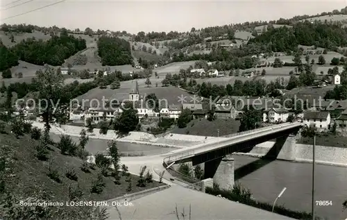 AK / Ansichtskarte Losenstein Panorama Sommerfrische Losenstein