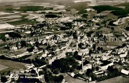 AK / Ansichtskarte Selbitz_Oberfranken Ort im Frankenwald Original Fliegeraufnahme Selbitz Oberfranken