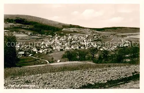 AK / Ansichtskarte Zuentersbach Panorama Serie Die schoene Rhoen Malerische Motive Nr. 1 Zuentersbach