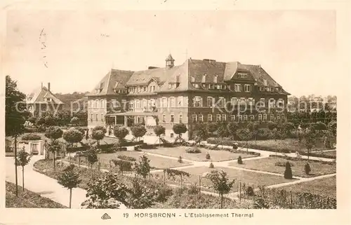 AK / Ansichtskarte Morsbronn les Bains Etablissement Thermal Morsbronn les Bains