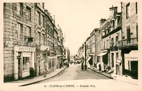 AK / Ansichtskarte Flers_Orne Grande Rue Flers_Orne