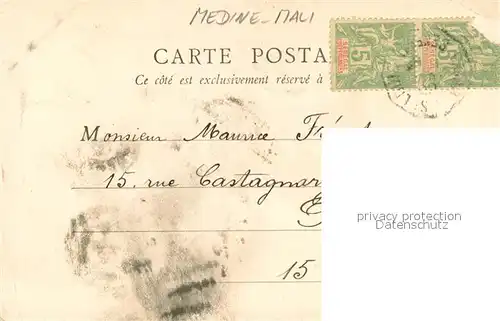 AK / Ansichtskarte Medine_Mali Tour historique 
