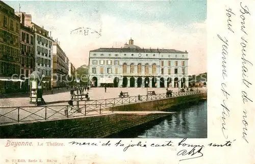 AK / Ansichtskarte Bayonne_Pyrenees_Atlantiques Theatre Bayonne_Pyrenees