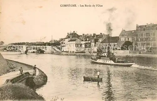AK / Ansichtskarte Compiegne_Oise Les bords de l Oise Compiegne Oise