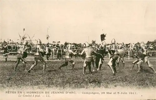 AK / Ansichtskarte Compiegne_Oise Fetes en l honneur de Jeanne d Arc Compiegne Oise