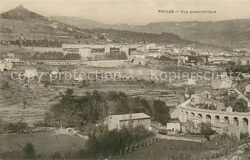 AK / Ansichtskarte Privas Vue panoramique Privas
