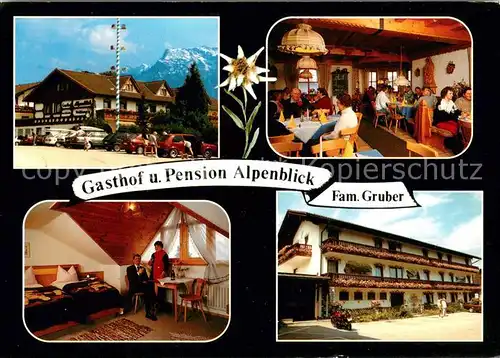 AK / Ansichtskarte Weibhausen Gasthof Pension Alpenblick Restaurant Fremdenzimmer Alpenblick Weibhausen