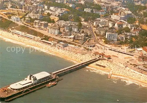 AK / Ansichtskarte Bournemouth_UK Pier Beach aerial view Bournemouth UK
