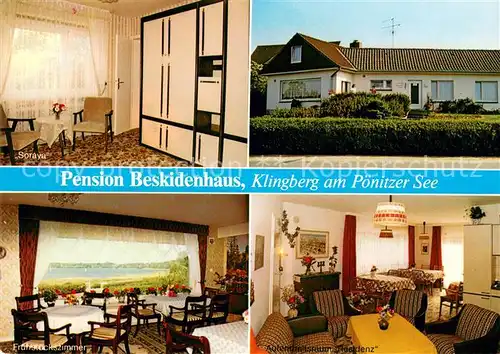 AK / Ansichtskarte Klingberg Pension Beskidenhaus am P?nitzer See Klingberg