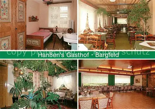 AK / Ansichtskarte Bargfeld_Rendsburg Han?ens Gasthof Bargfeld Bargfeld Rendsburg