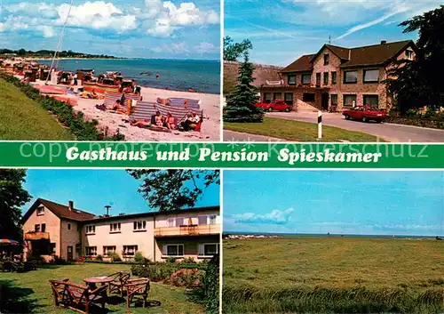 AK / Ansichtskarte Hasselberg_Ostsee Gasthaus Pension Spieskamer Hasselberg_Ostsee