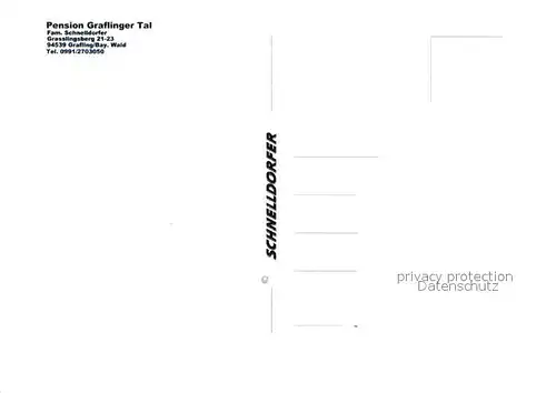 AK / Ansichtskarte Grafling_Niederbayern Pension Graflinger Tal Grafling Niederbayern