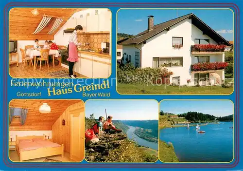 AK / Ansichtskarte Gottsdorf_Niederbayern Ferienwohnungen Haus Greindl Gottsdorf Niederbayern