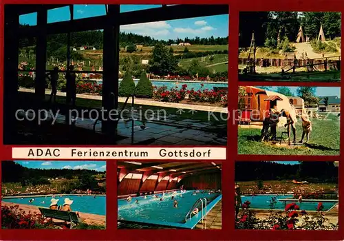AK / Ansichtskarte Gottsdorf_Niederbayern ADAC Ferienzentrum Camping Schwimmbad Gottsdorf Niederbayern