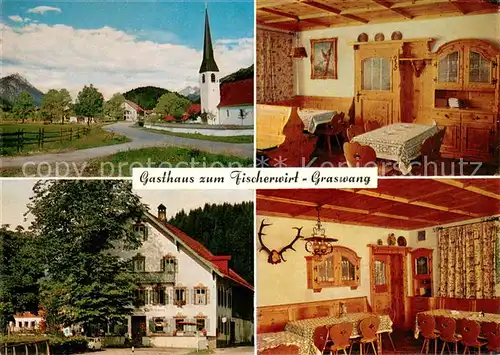 AK / Ansichtskarte Graswang Gasthaus zum Fischerwirt Graswang
