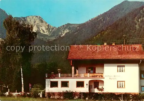 AK / Ansichtskarte Geitau Gasthaus Pension Aiplspitz Geitau