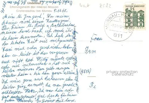 AK / Ansichtskarte Grafenaschau Lindenhof Erholungsheim Grafenaschau