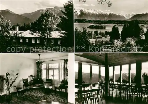 AK / Ansichtskarte Grafenaschau bei Murnau Evangelisches Freizeitheim Grafenaschau