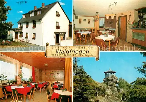 AK / Ansichtskarte Walpenreuth_Oberfranken Gasthaus Pension Waldfrieden Walpenreuth Oberfranken