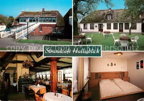 AK / Ansichtskarte Nordstrand Strandcaf? Halligblick Nordstrand