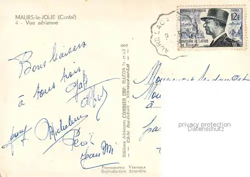 AK / Ansichtskarte Maurs la Jolie Vue aerienne 