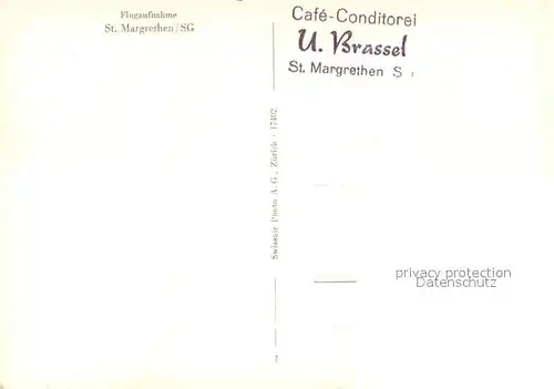 AK / Ansichtskarte St_Margarethen_SG Fliegeraufnahme St_Margarethen_SG