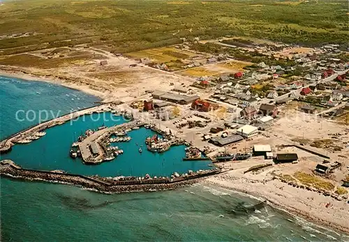 AK / Ansichtskarte Osterby_Havn Hafen Fliegeraufnahme 