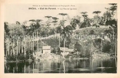 AK / Ansichtskarte Etat_du_Parana Le fleuve Iguassu 