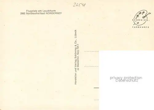 AK / Ansichtskarte Norderney_Nordseebad Flugplatz am Leuchtturm Norderney_Nordseebad