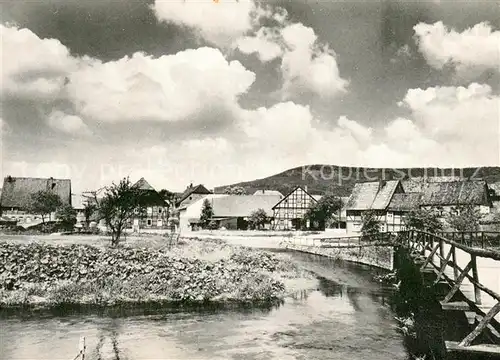 AK / Ansichtskarte Amelgatzen Partie an der Emmer Holzbruecke Amelgatzen