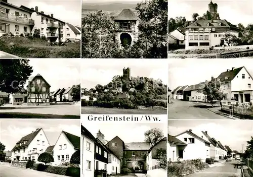 AK / Ansichtskarte Greifenstein_Hessen Ortsmotive Ausflugsziel Burgruine Greifenstein_Hessen