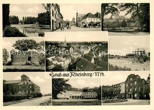 AK / Ansichtskarte Rheinberg Stadtansichten Ruine Freibad Rheinberg