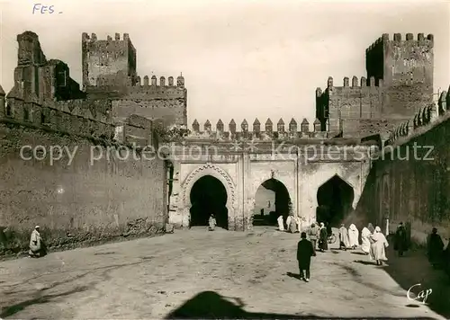 AK / Ansichtskarte Fes_Fez_Maroc Gate Bab Dekaken 