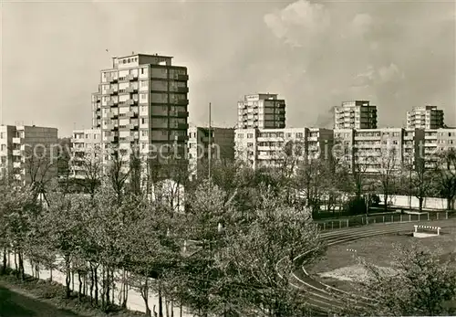 AK / Ansichtskarte Wroclaw Osiedle Gajowice Wohnsiedlung Hochhaeuser Wroclaw