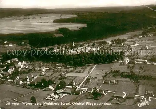 AK / Ansichtskarte Wuennenberg Original Fliegeraufnahme Wuennenberg